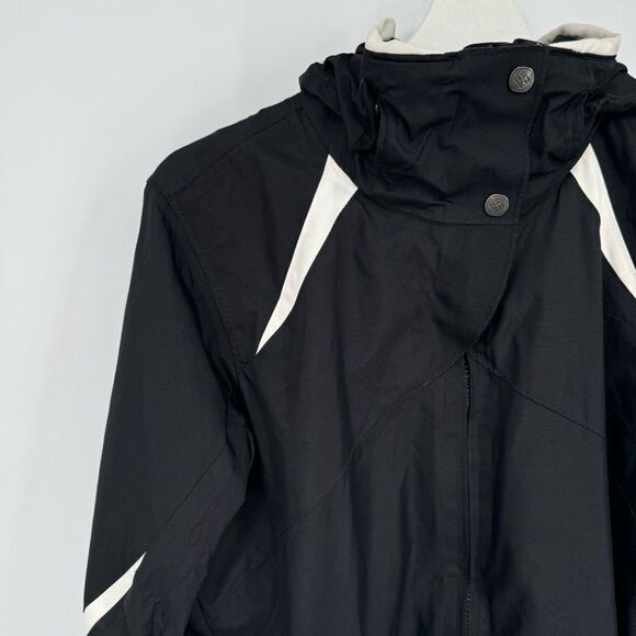 Columbia Bugaboo Black and White Omni-Tech Interchange Jacket Size M - Picture 2 of 7